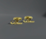 Golden Initiales "Saeen" Cufflink