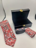 Classic Vermilion Tie Set