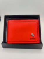Ferrari Red Leather Wallet