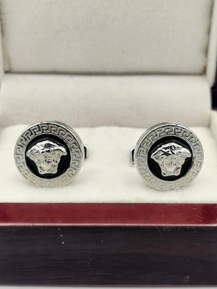Classic Silver Versace Cufflinks