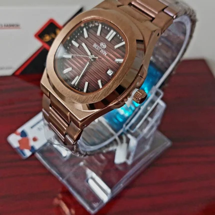 Bestwin Men Brown Metal Watch